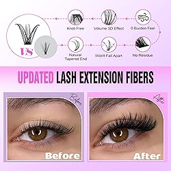Pawotence Lash Extension Kit DIY 280pcs Individual
