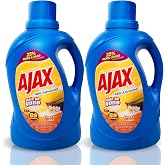Ajax SBG Liquid Laundry Detergent, Linen &amp; Lemon Scent, 134 fl oz (Pack of 2), 178 Loads, Concentrated Laundry Detergent for HE &amp; Standard Washers