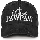 InnoBeta Blessed Pawpaw Gifts Hat for Men, Pawpaw Gifts for Christmas, Birthday, Adjustable Embroidered Baseball Cap