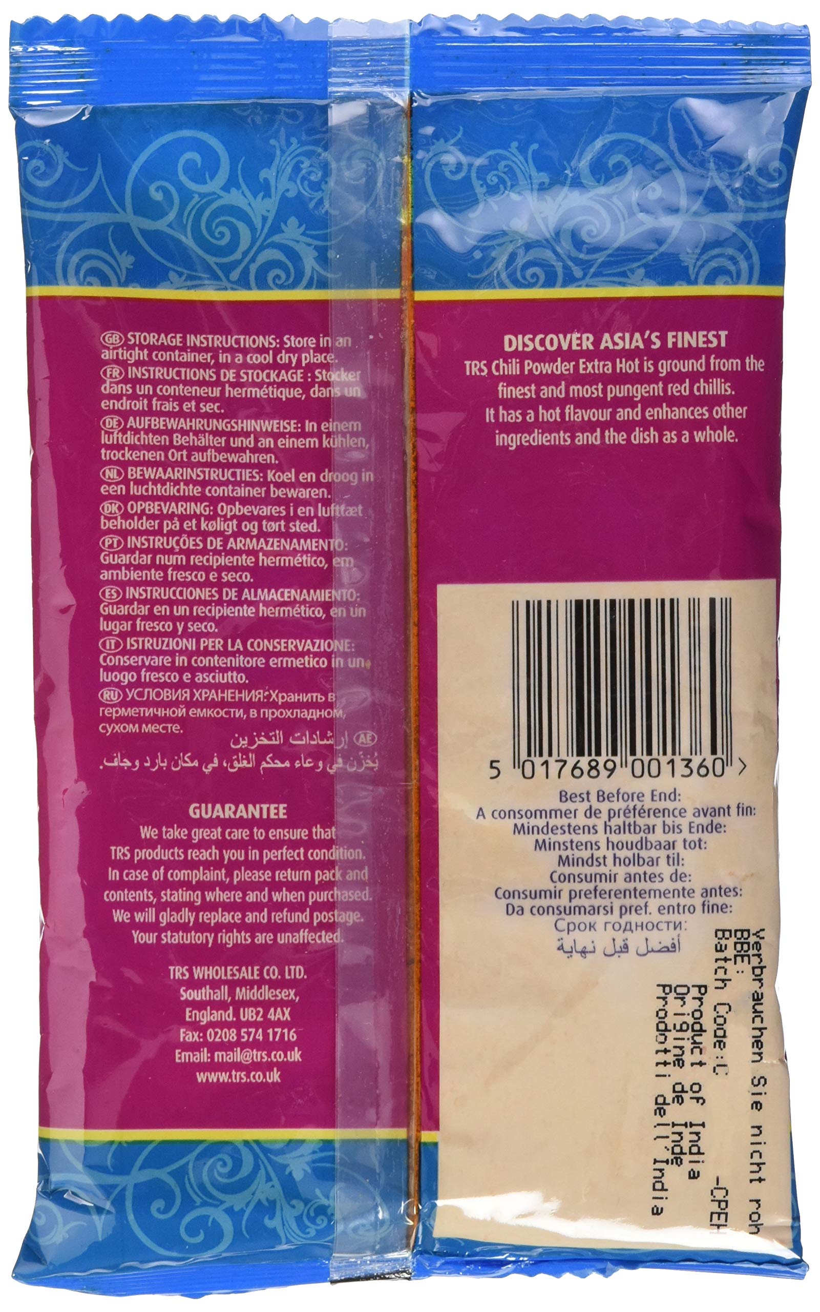 TRS - Chilli Pulver Extra Scharf - (1 X 100 GR) 2