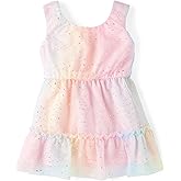 The Children's Place Baby-Girls and Toddler Tiered Dress, Short Sleeve