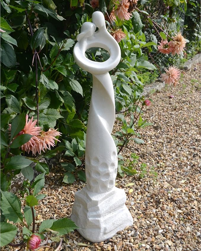 Large Contemporary Sculptures Loving Twist Modern Garden Statue