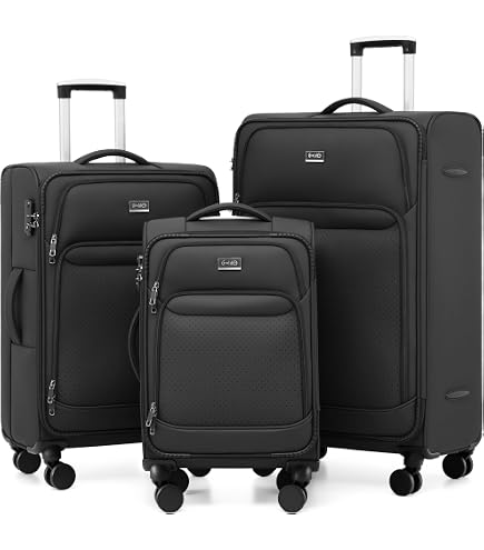 Amazon.com | IZOD Noah 3 Piece Expandable Softside Luggage Set