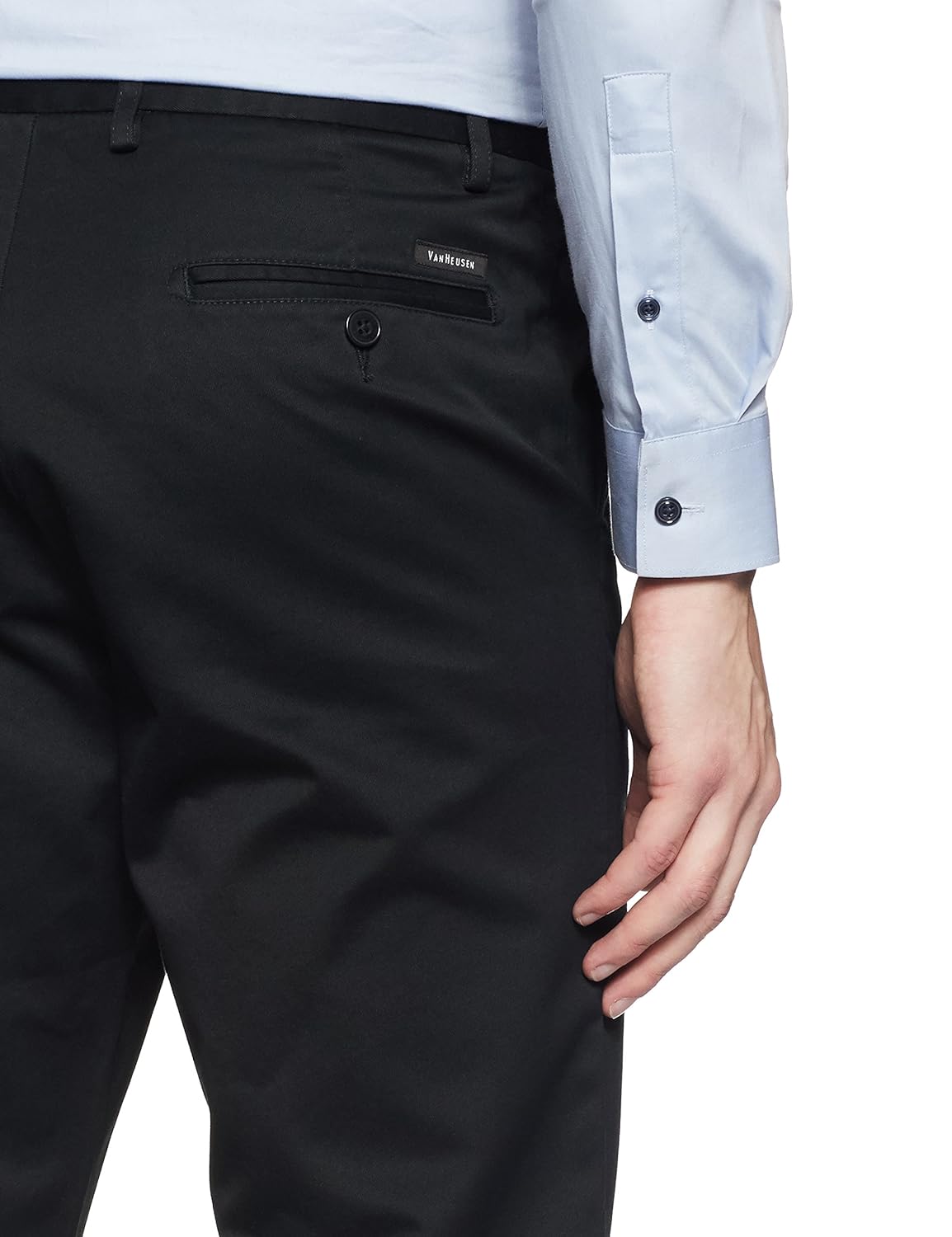 van heusen men's relaxed fit formal trousers