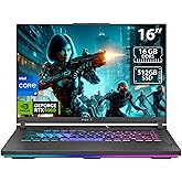 ASUS ROG Strix G16 (2023) Gaming Laptop, 16” 16:10 FHD 165Hz, GeForce RTX 4060, Intel Core i7-13650HX, 16GB DDR5, 512GB PCIe 