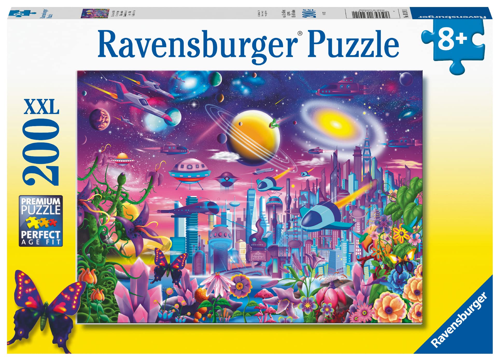 Ravensburger Cosmic City 200 Piece Jigsaw Puzzle for Kids Age 8 Years Up Multicolor 13291