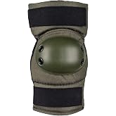 ALTA 53112.09 AltaCONTOUR Elbow Protector Pad, Olive Green Cordura Nylon Fabric, AltaGrip Fastening, Flexible Cap, Round, Olive Green