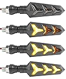 RACOONA 4PCS Motorcycle Turn Signals,Motorcycle