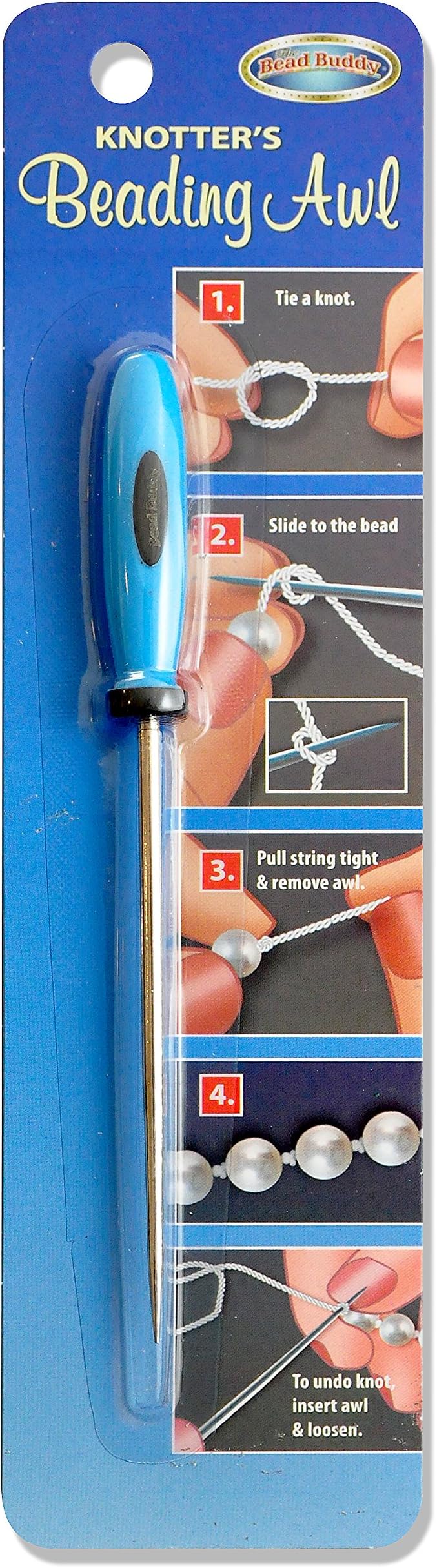Bead Buddy Knotter’s Beading Awl-Professional Beading Tools-Jewelry Making Supplies
