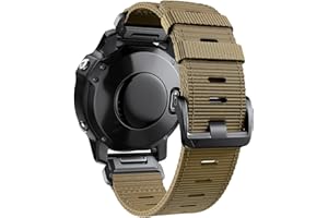 EKINGEEK Adjustable 22mm Nylon Bands for Garmin epix pro 47mm, Fenix 8/7/6/5 (47mm) Band - Quick Fit 22 Watch Band for EPIX 2
