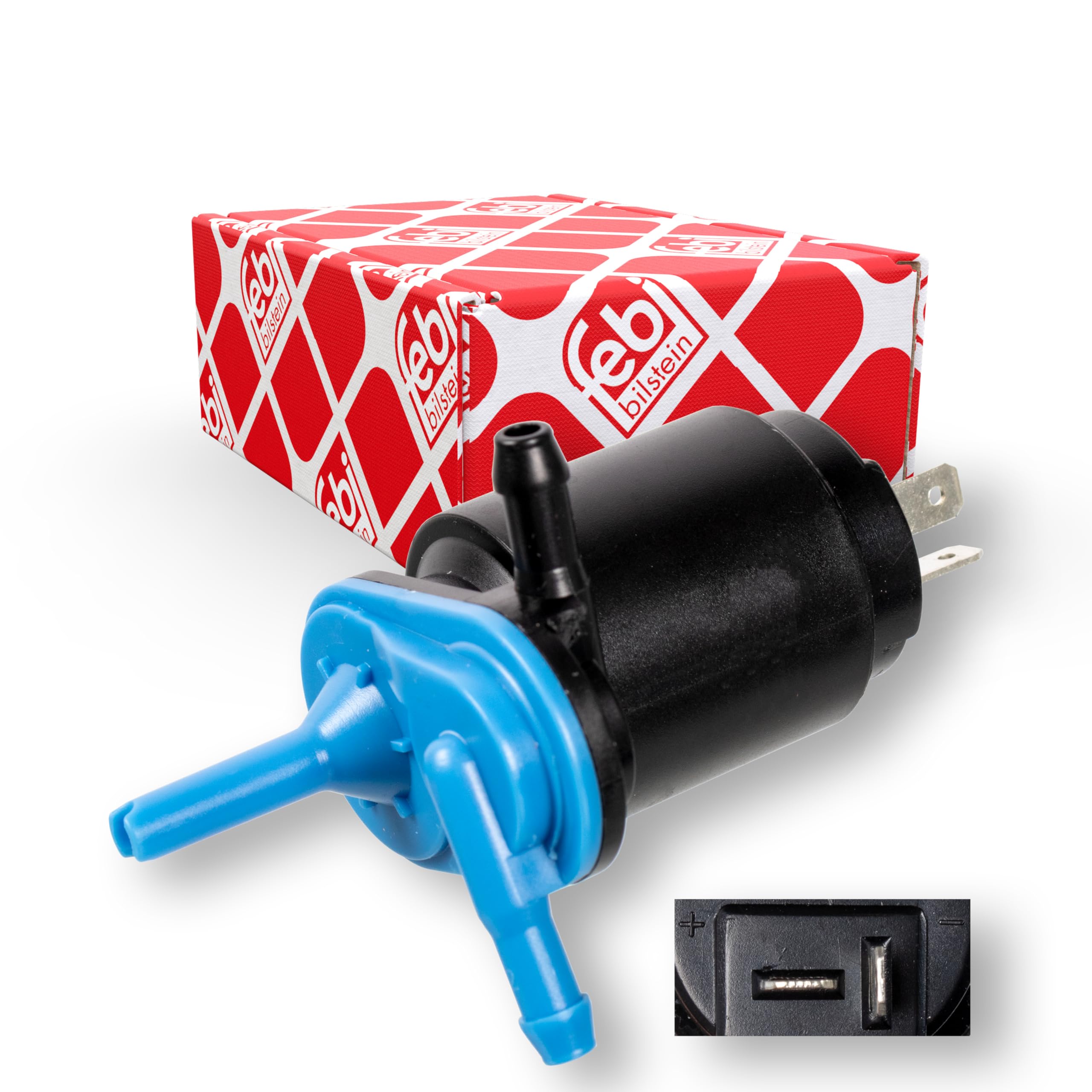 febi bilstein 14368 Washer Pump for windscreen- and headlight-washer system, pack of one
