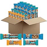 KIND Bar Variety Pack, (6) Dark Chocolate Nuts &amp; Sea Salt, (5) Caramel Almond Sea Salt Mini, (5) Dark Chocolate Nuts &amp; Sea Salt Mini, (10) Chewy Chocolate Chip
