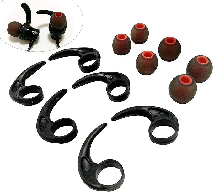 3 Pairs (LMS) Replacement Earbuds Tips Compatible for
