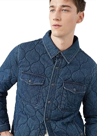 quilted denim jacket mens