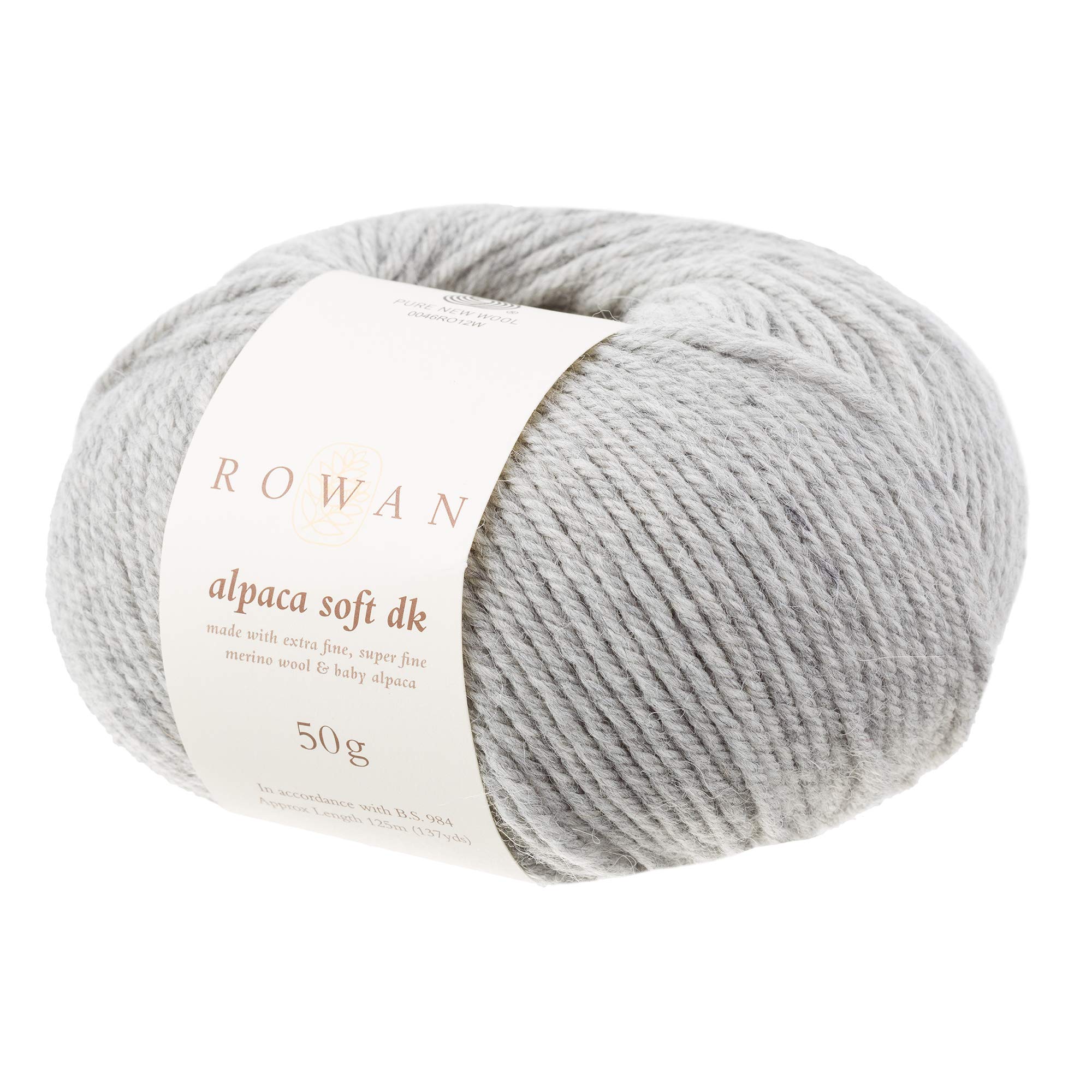 Rowan Alpaca Soft DK Rainy Day 70% Wool 30% Alpaca Yarn - 50g — image 1