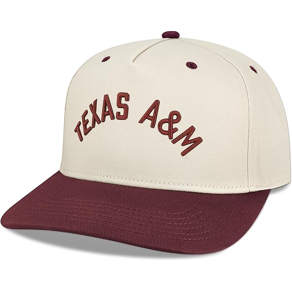 ZHATS NCAA Officially Licensed Snapback Hat Big Rig Patch Gray White