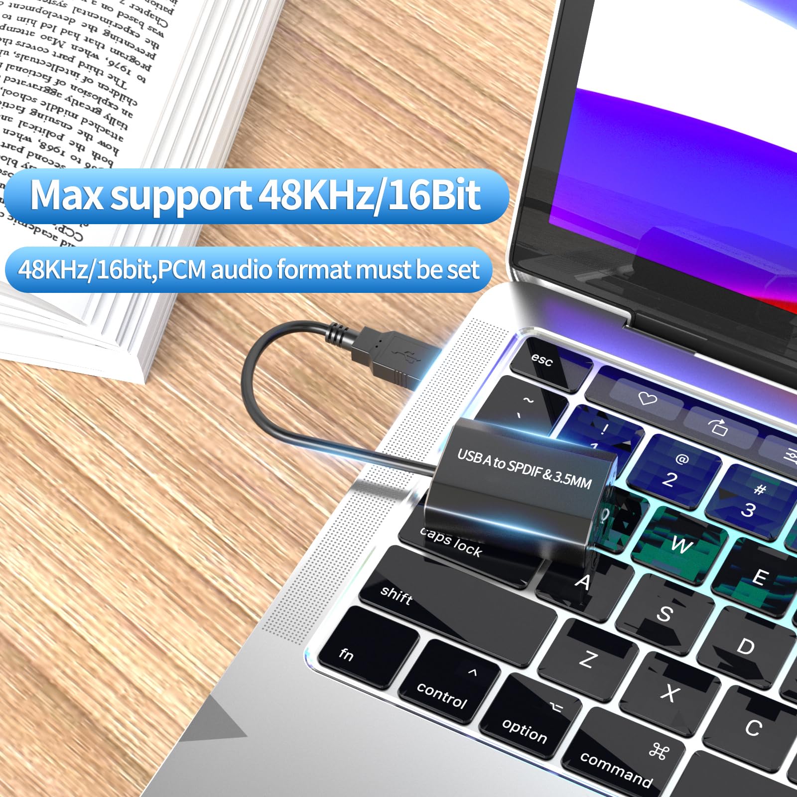 Mua USB A to Optical Audio Adapter,Unidirectional USB A to SPDIF ...