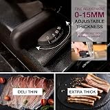 Andrew James Electric Food Slicer 150W with 3 Blades 19cm Cured Meat Bread view 3