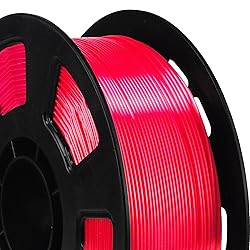 Silk Ruby Shiny Red PLA Filament, 1kg 2.2lbs 1.75mm