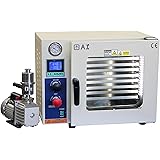 Across International AT09p7.110 Ai Vacuum Oven with 7 CFM Pump, 5 Sided Pad Heating, 0.9 cu ft