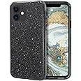 MILPROX Case Compatible for iPhone 11, Bling Sparkly Glitter Luxury Shiny Sparker Shell, Protective 3 Layer Hybrid Anti-Slick Slim Soft Cover for iPhone 11 6.1 inch (2019)-Black