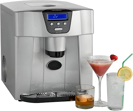 Vonshef Ice Cube Maker Countertop Machine No Plumbing Required