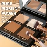 Lamora Contour Palette Makeup Powder 4 Matte Colors Vegan Cruelty Free Highlight view 8