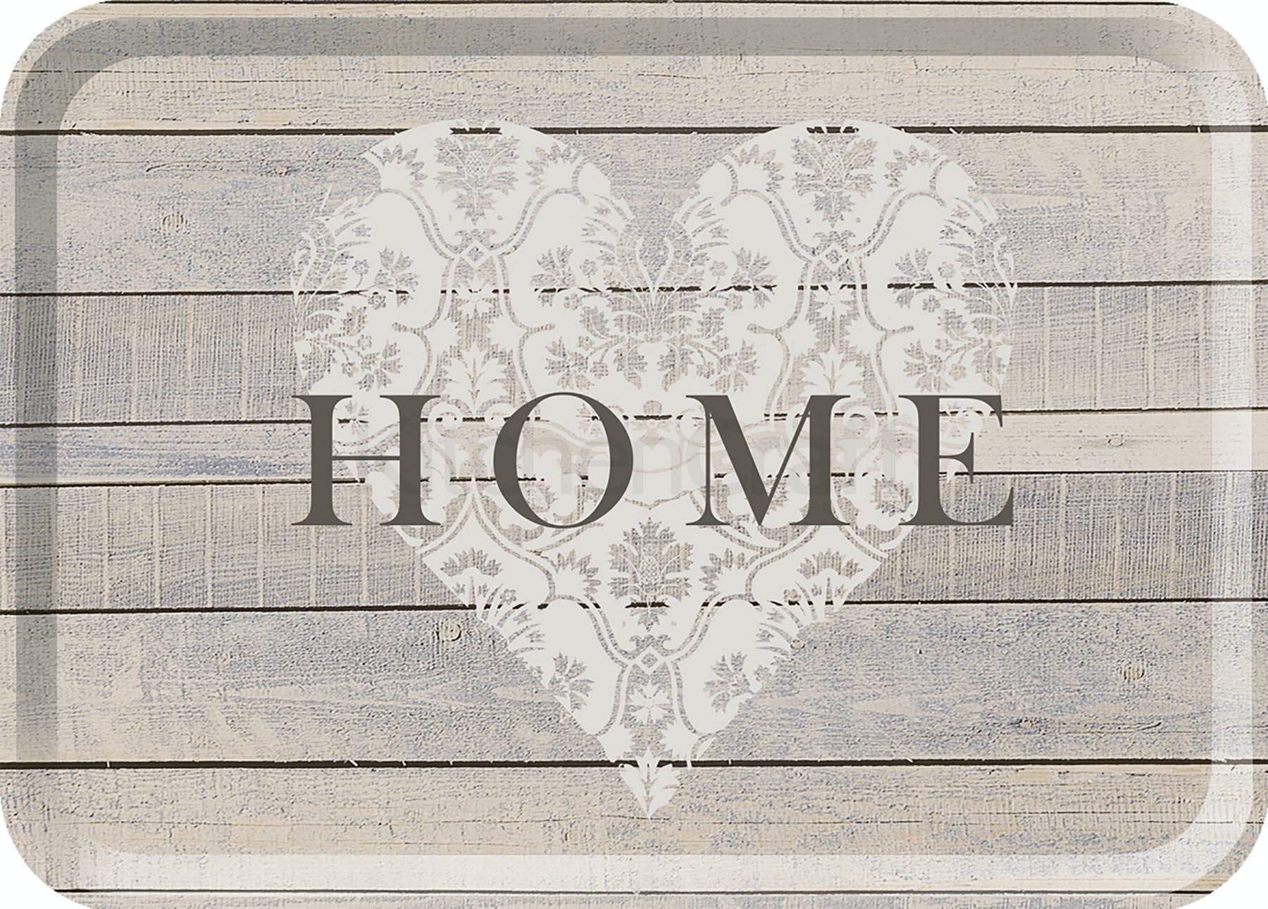 Creative Tops 5166070 Everyday Home Large Melamine Serving Tray by , 38.5cm x 27.5cm x 1cm , Grey