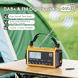ROCAM Wind Up Solar Radio DAB/FM with 5000mAh Power Bank, SOS Light view 2