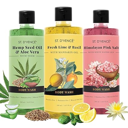 ST. D'VENCe Store Freshness Free Body Wash Combo (500 ml x 3)