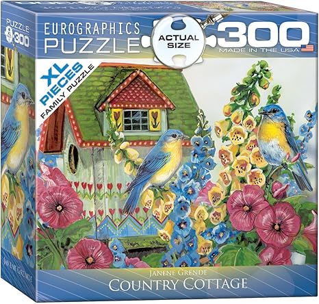 Amazon Com Eurographics Country Cottage Puzzle 300 Piece Toys