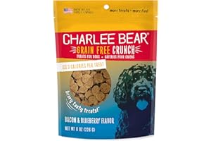 Charlee Bear Grain-Free Bear Crunch Bacon & Blueberry Flavor 8 oz