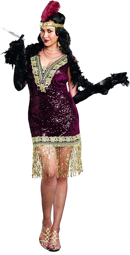 1920's flapper costumes plus size