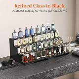 Lifewit 4 Tier Perfume Stand Plastic Organizer 30 cm Black 2 Pcs view 4