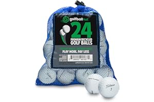 GolfBall Nut Used and Recycled for Titleist NXT Near Mint 4A (White) (24 & 48) Golf Balls Mesh Bag Included
