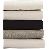 100% Cotton Canvas,Calico & Cotton Linen Mix Fabric for Craft,Paint,Patchwork,Apparel & Light Upholstery.Neotrim Natural Fibres,Unbleached & Eco-Friendly Vegan Material, Canvas (Black), 1/2M