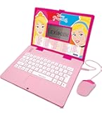 Lexibook, Barbie, Ordinateur éducatif bilingue FRANÇAIS/Anglais, Jouet