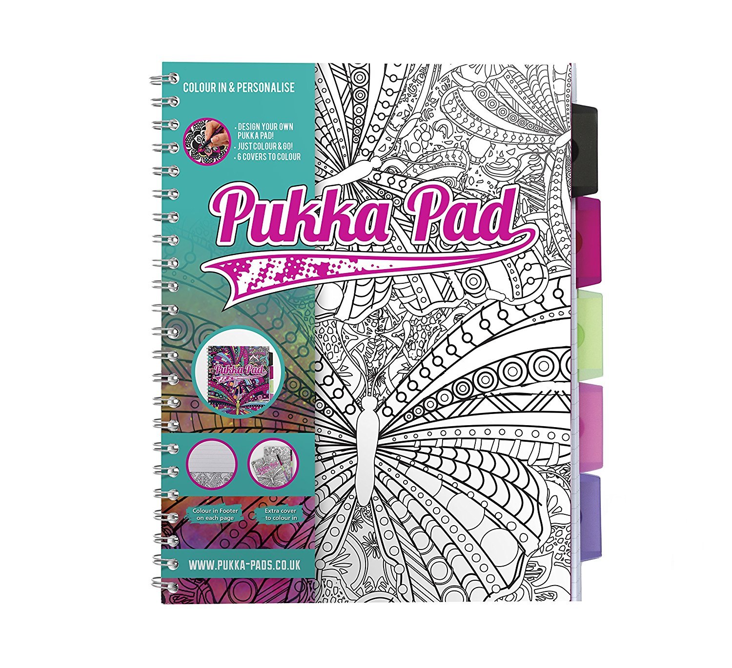 Pukka Pads A4 Colour in and Personalise Pad