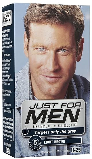 Amazon Com Just For Men Hair Color Light Brown 1 Ounce Beauty