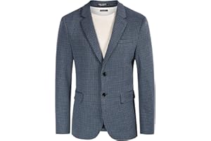 PJ Paul Jones Men's Herringbone Blazer Jacket Lightweight Casual Knit Sport Coat