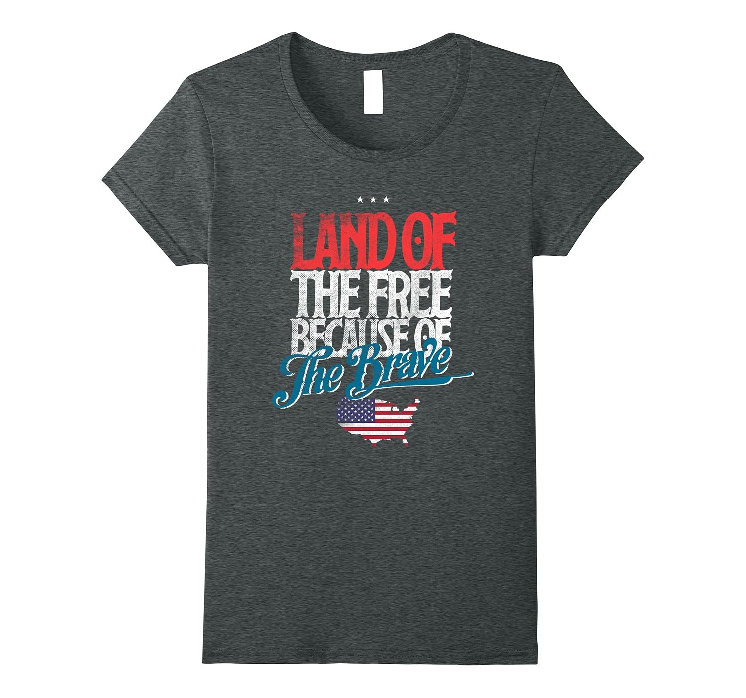 Land Of The Free Because Of The Brave T shirt Memorial Day-4LVS ...