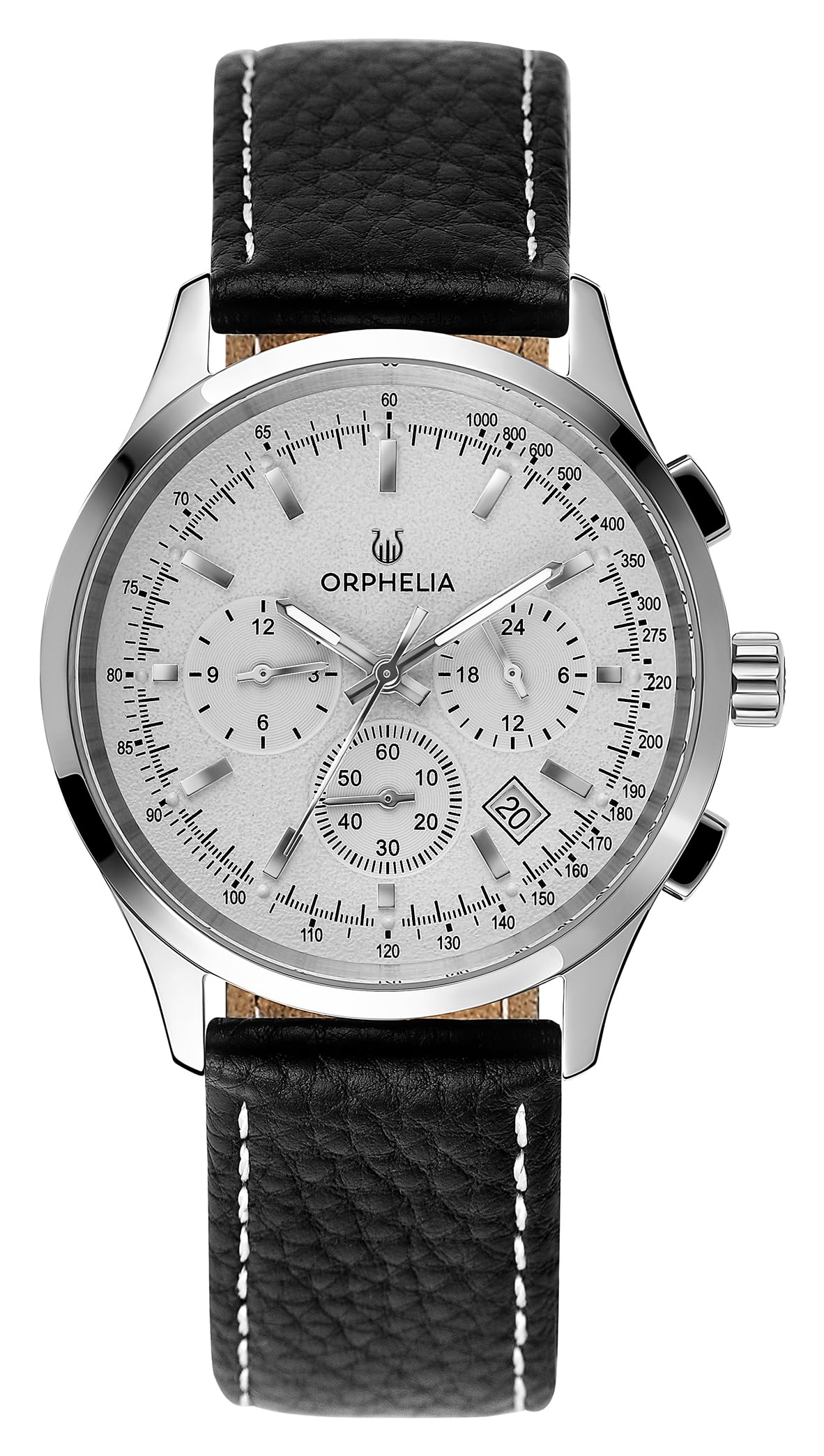 Orphelia Mens Multi Dial Quartz Watch with Leather Strap OR81700