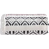 Eddie Bauer - Throw Blanket, Brushed Fleece & Plush Sherpa Soft Bedding, Blanket for Couch & Bed (Mountain Village Red, 50" x 60")