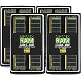 NEMIX RAM 512GB (8X64GB) DDR4 2666MHz PC4-21300 2Rx4 1.2V CL19 288-PIN ECC RDIMM Registered Server Memory KIT