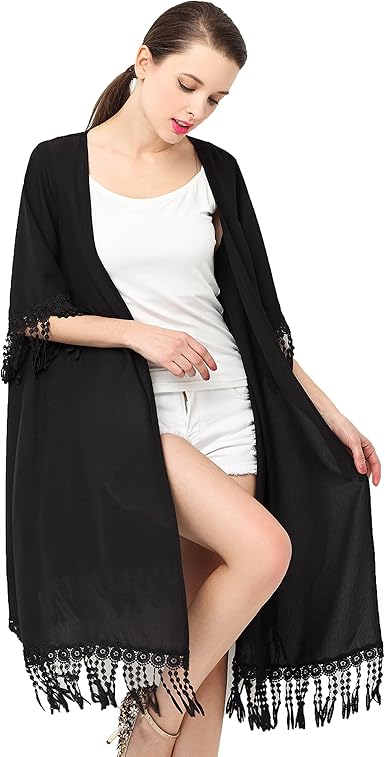 chiffon wrap coat