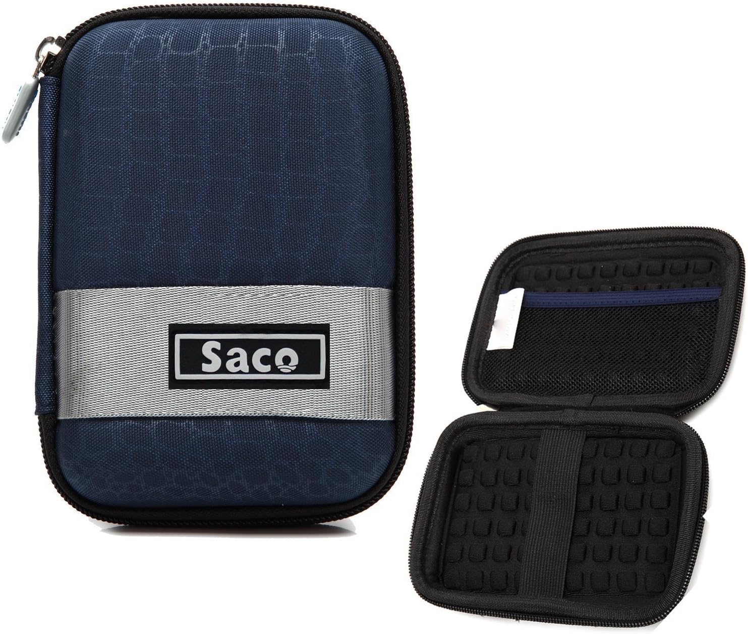 Saco HP Sprocket Portable Photo Printer Models Z3Z92A, Z3Z93A Z3Z91A, X7N07A, X7N08A Case Cover Pouch (Dark Blue)