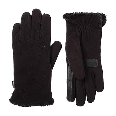 isotoner Women's Stretch Fleece Gloves with Microluxe and Smart Touch Technology