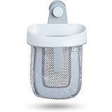 Munchkin Hanging Bath Toy Storage with Quick Drying Mesh, Grey