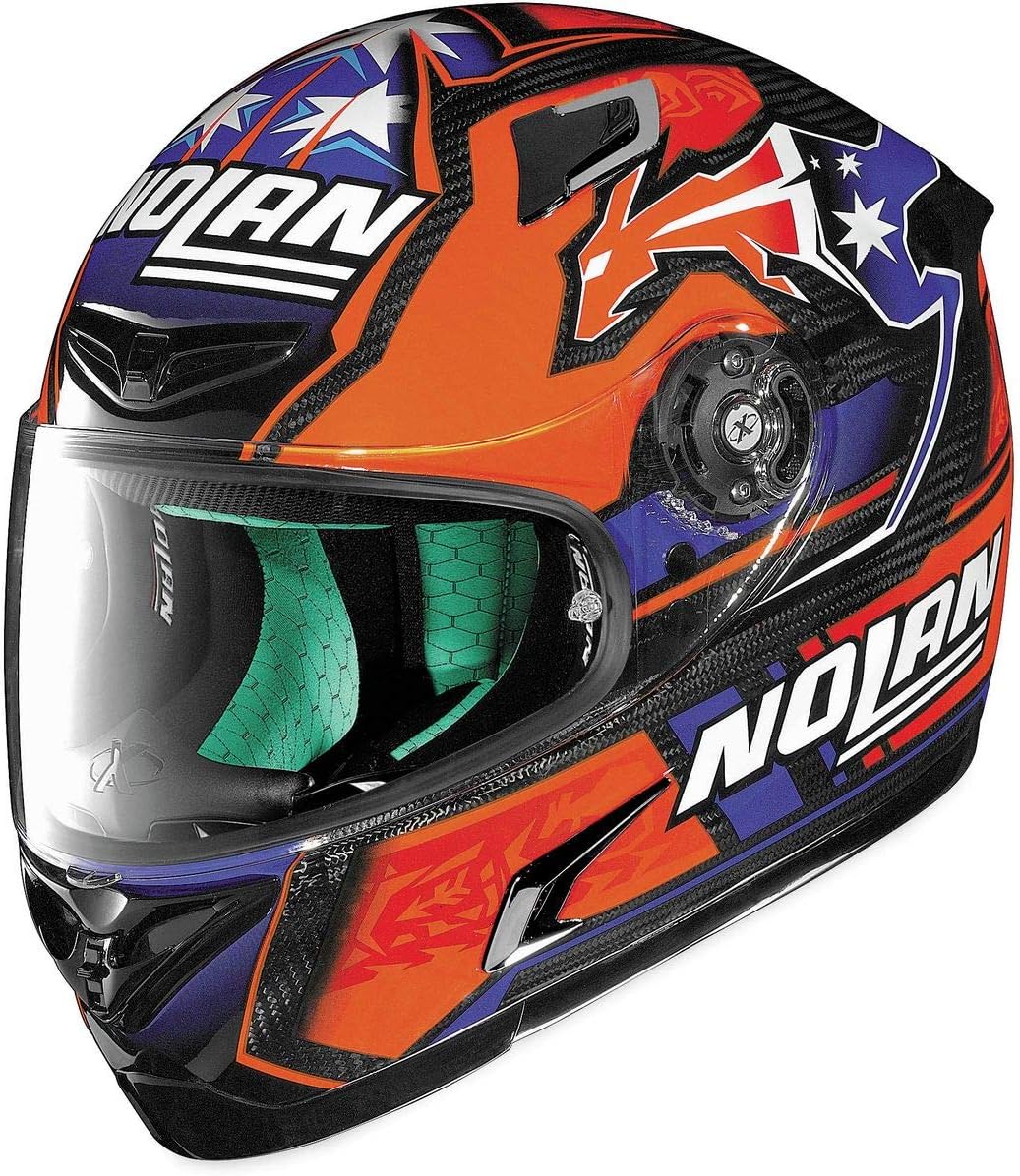 X-Lite X-802RR Ultra Carbon Helmet - Stoner (X-SMALL) (BLUE/ORANGE)