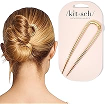 『GLAD CLIP GOLD』 Kitsch Gold Metal Claw Clips - Durable, Stylish Hair Accessories